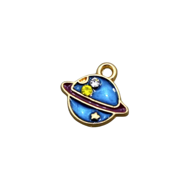 Saturn Collar Charm