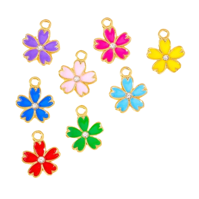 Flower Collar Charm