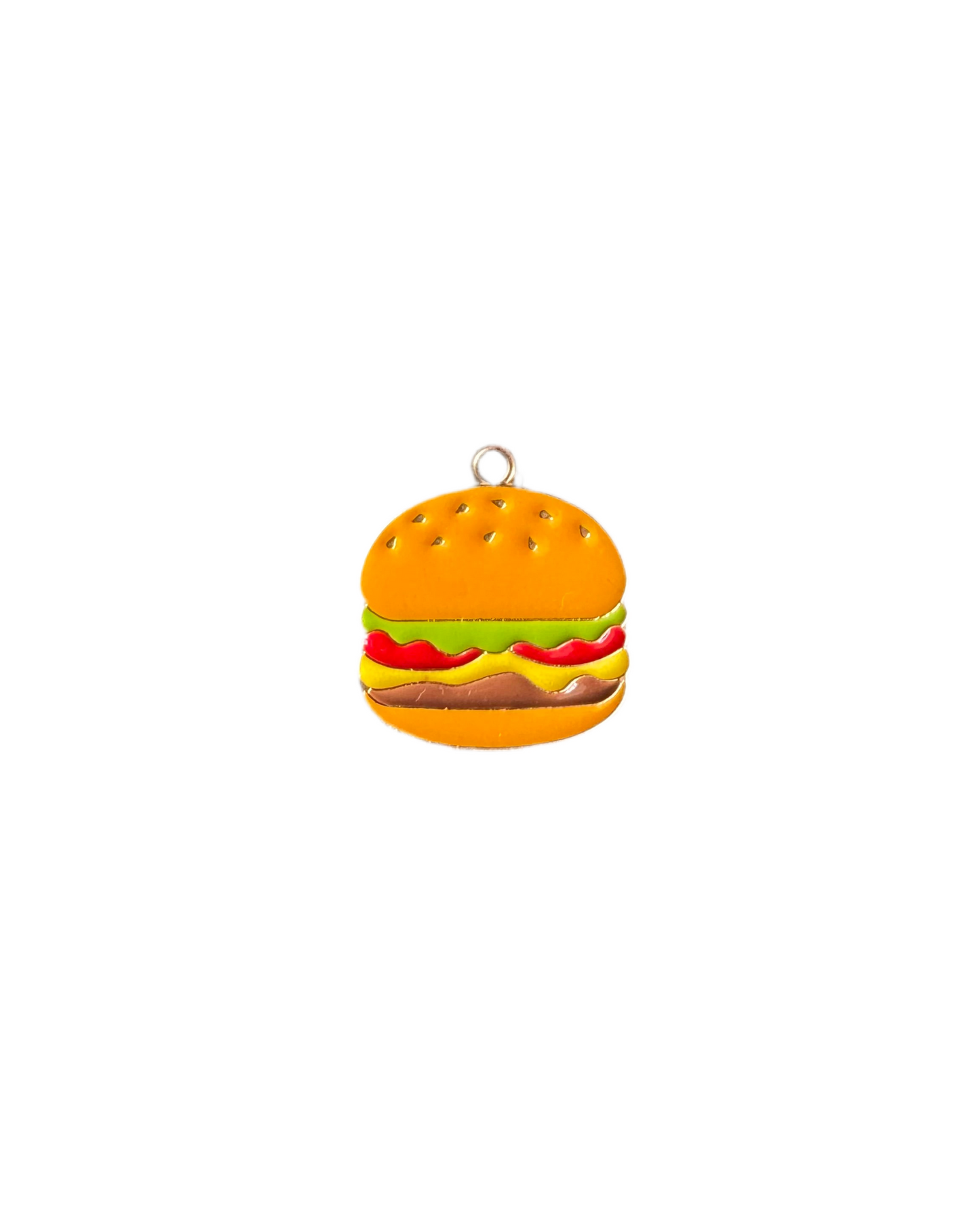 Burger Collar Charm