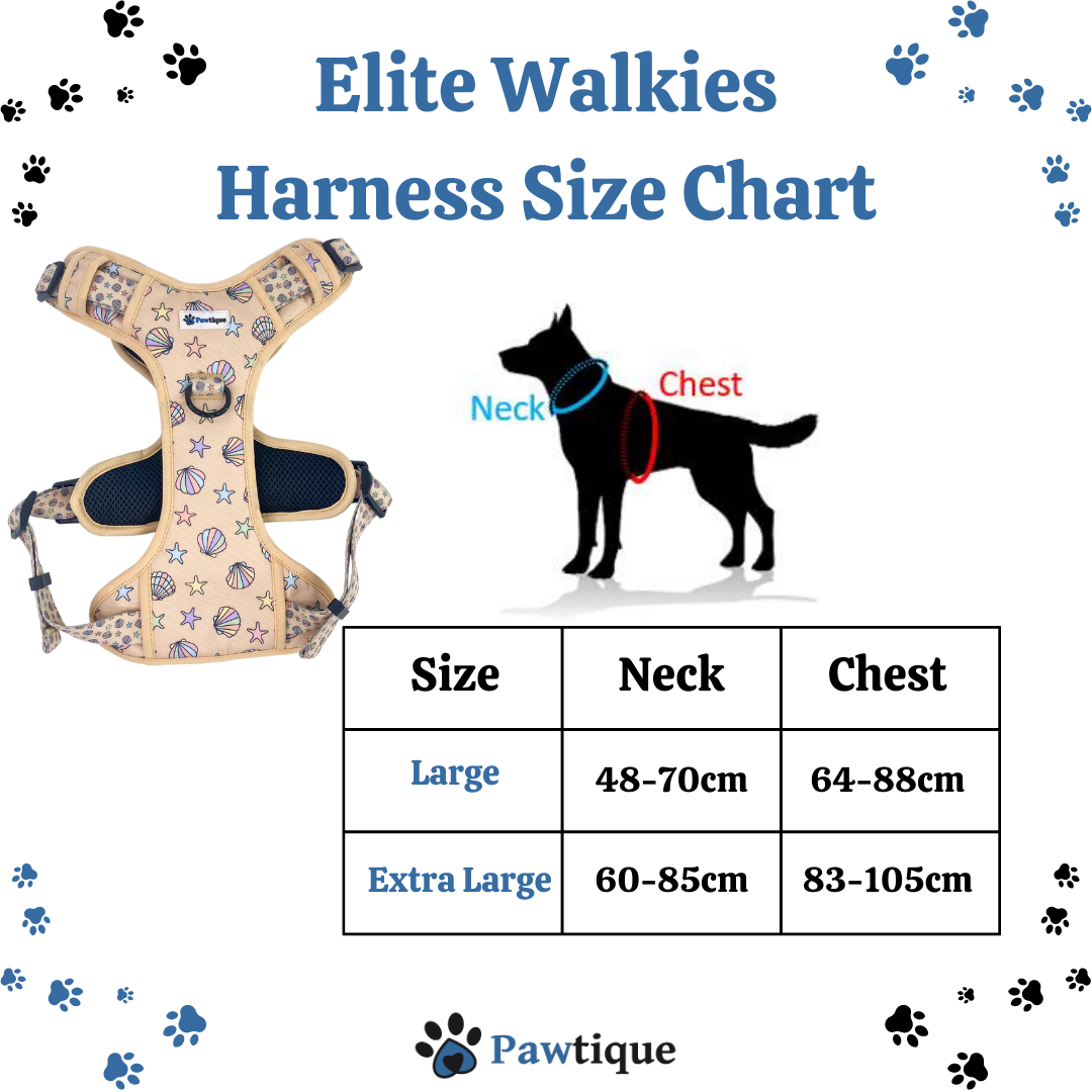 Seaside Treasures (Elite Walkies) Harness