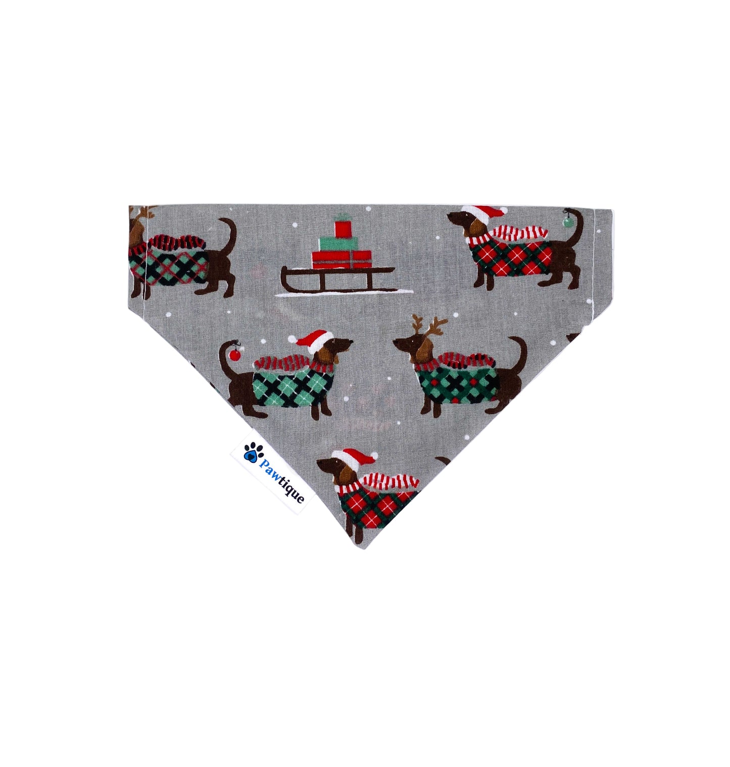 Dachshund Through the Snow Bandana