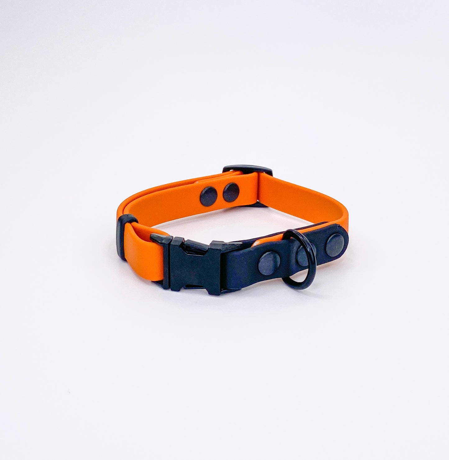Side Release Adjustable BioThane Collar Dual Colours