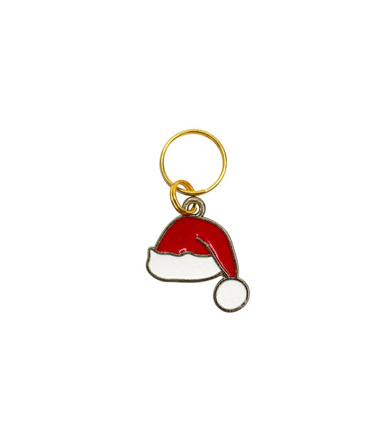 Santa Hat Collar Charm
