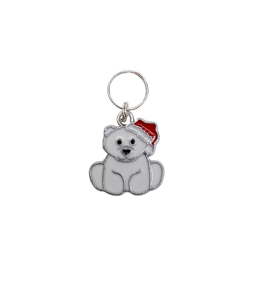 Polar Bear Collar Charm