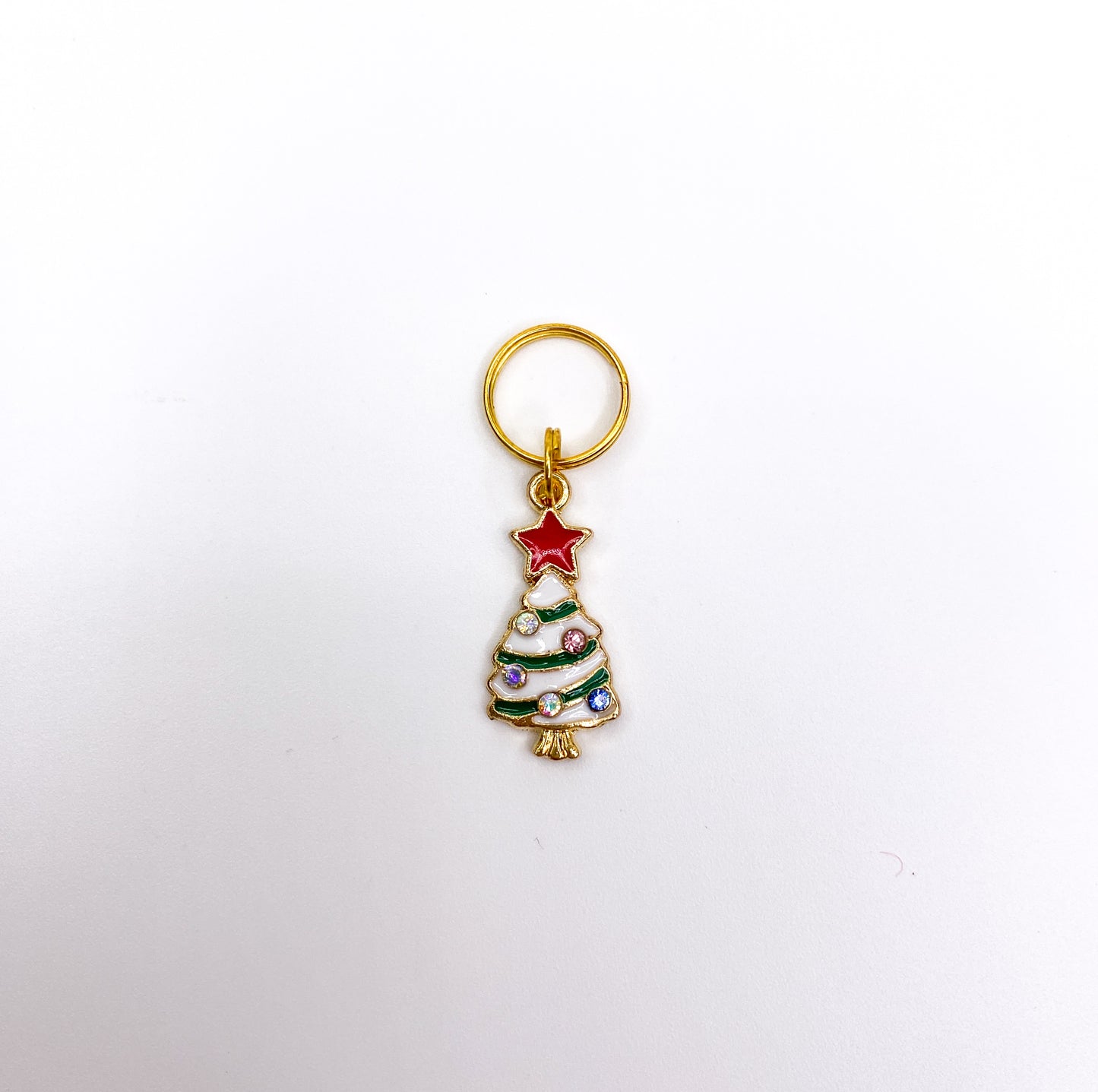 Christmas Tree sparkle Collar Charm