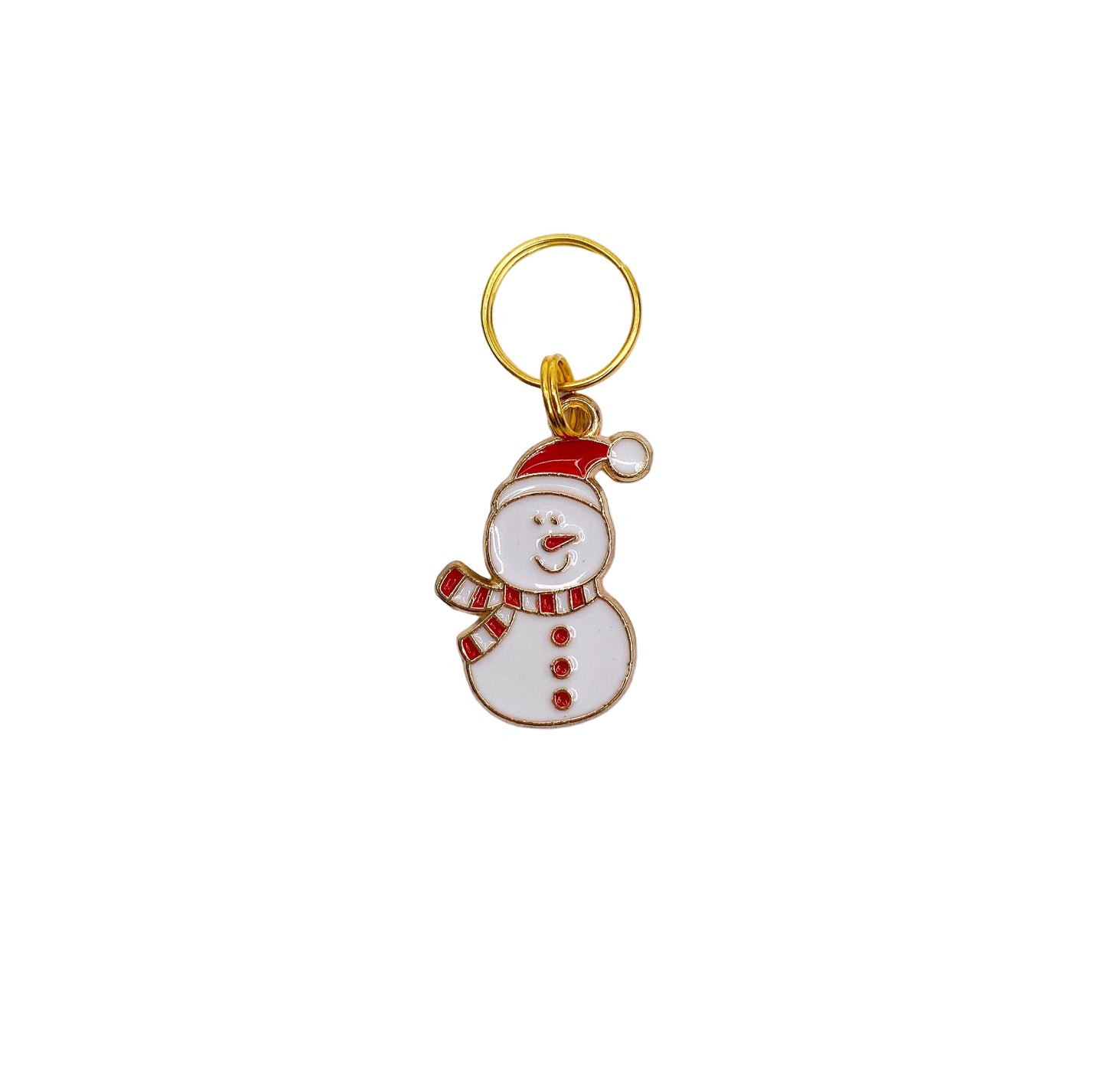 Snowman Collar Charm