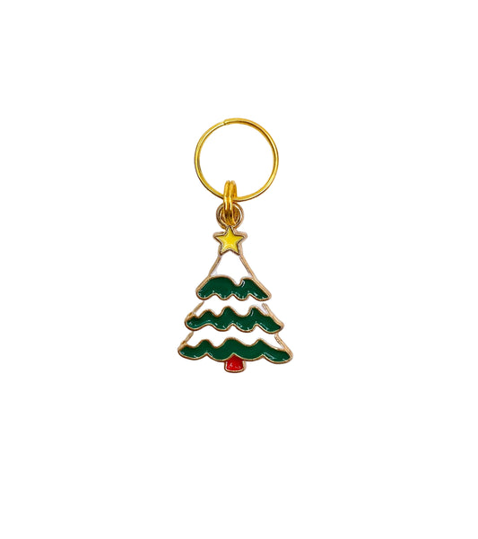 Christmas Tree Collar Charm