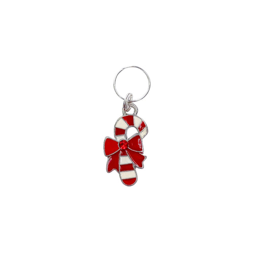 Candy cane Collar Charm