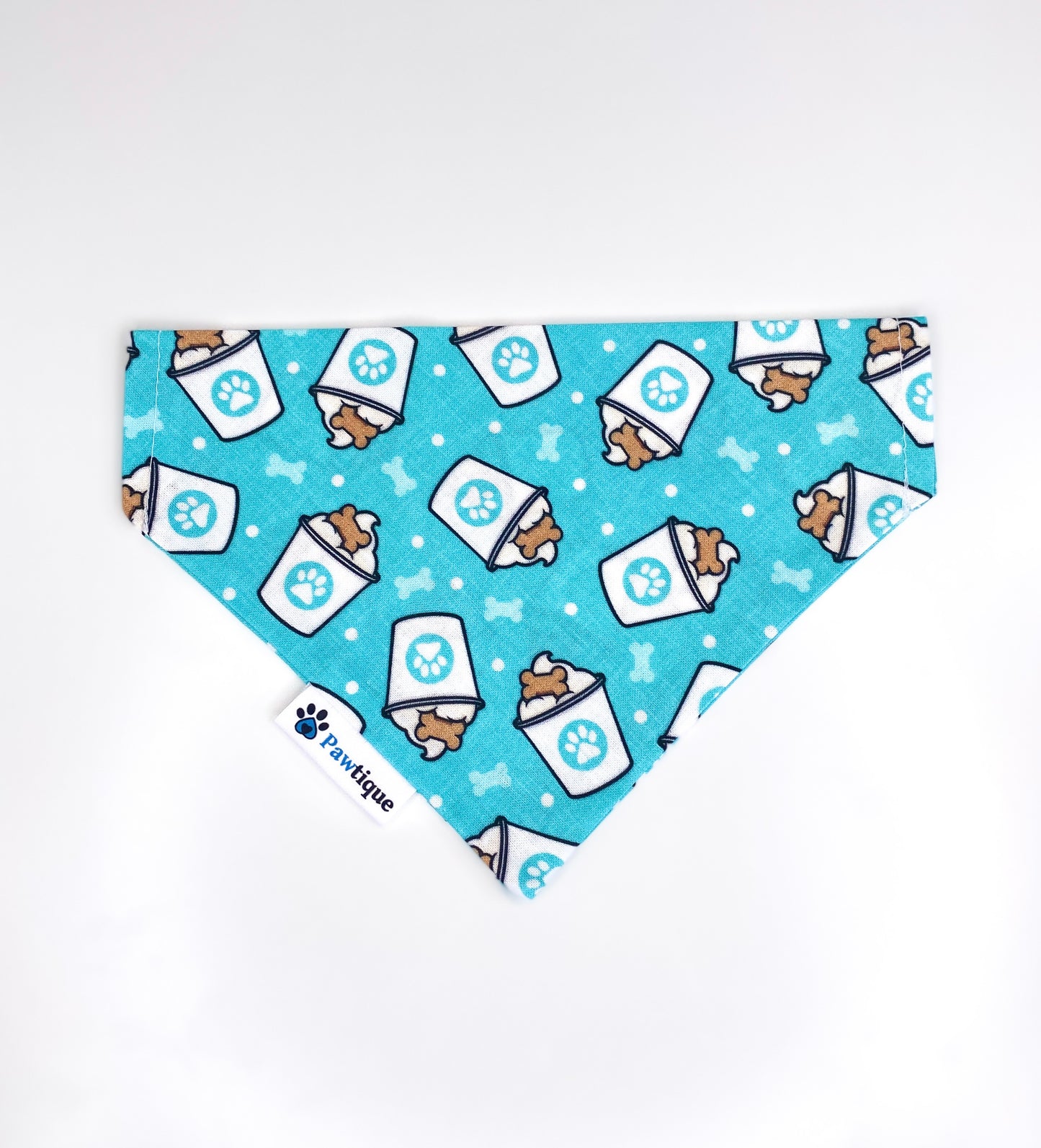 Pup Cup Dog Bandana (Teal)