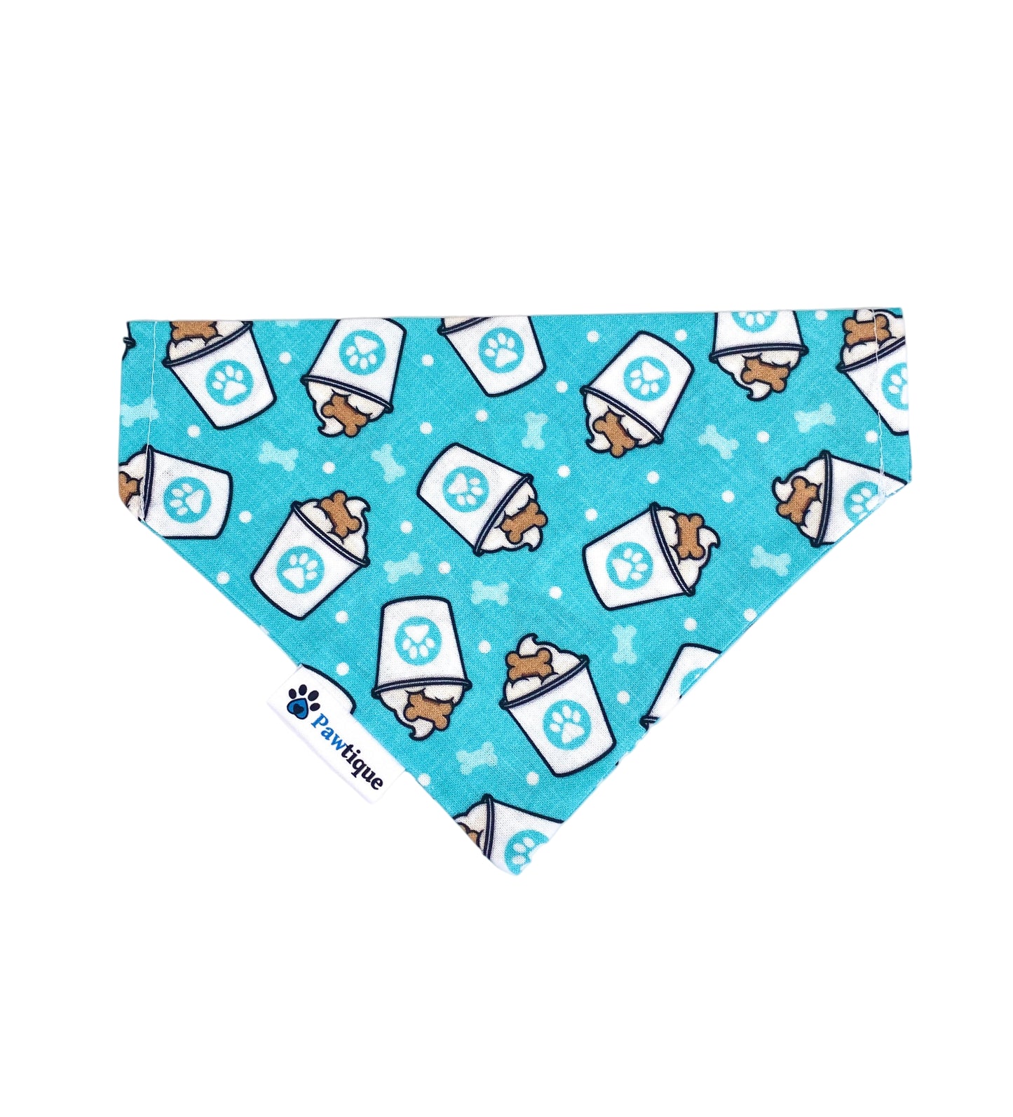 Pup Cup Dog Bandana (Teal)