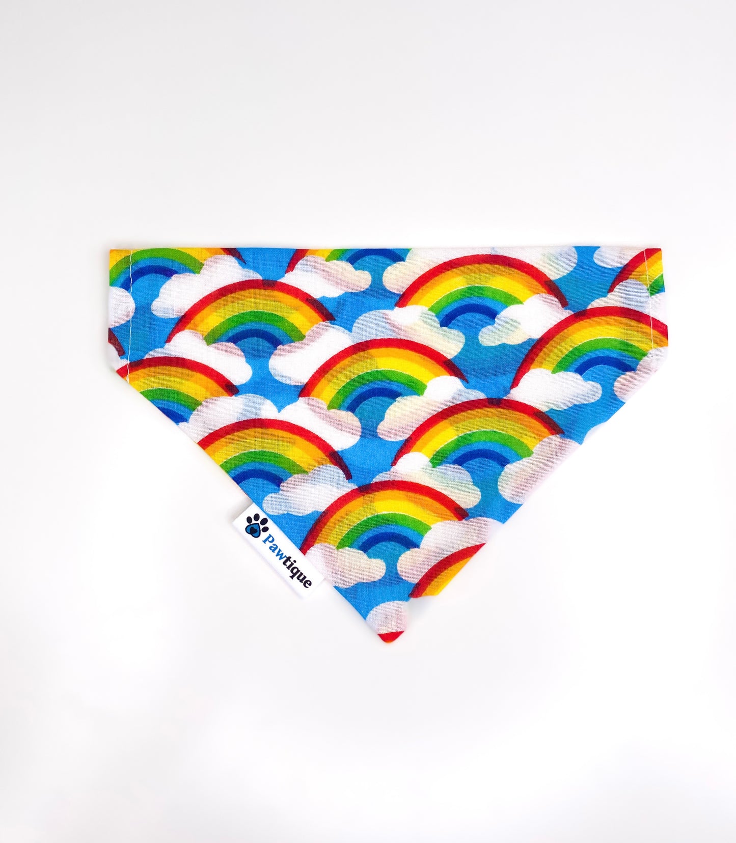 Rainbow Clouds (Sky Blue) Bandana