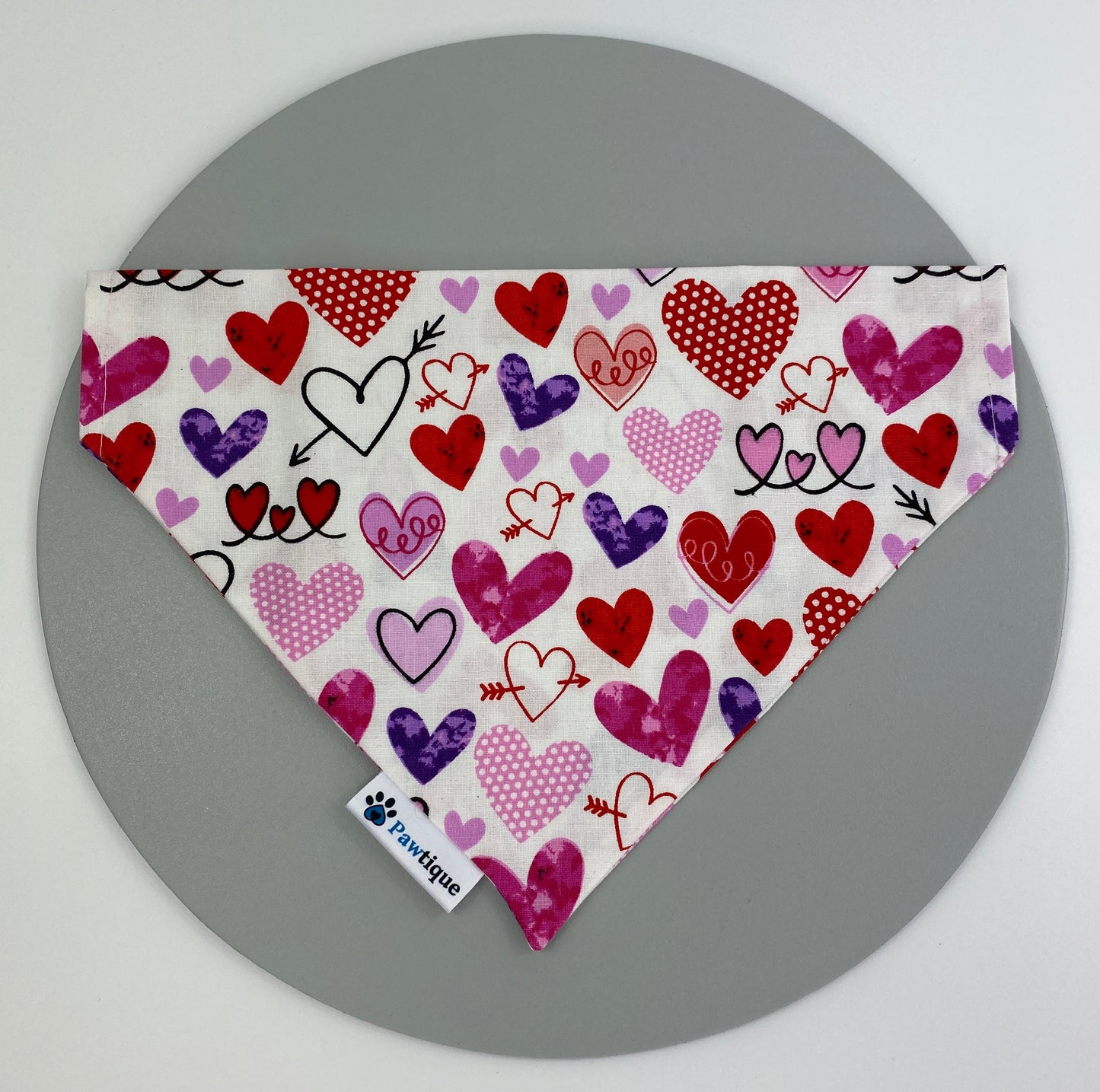 Mix Hearts Dog Bandana