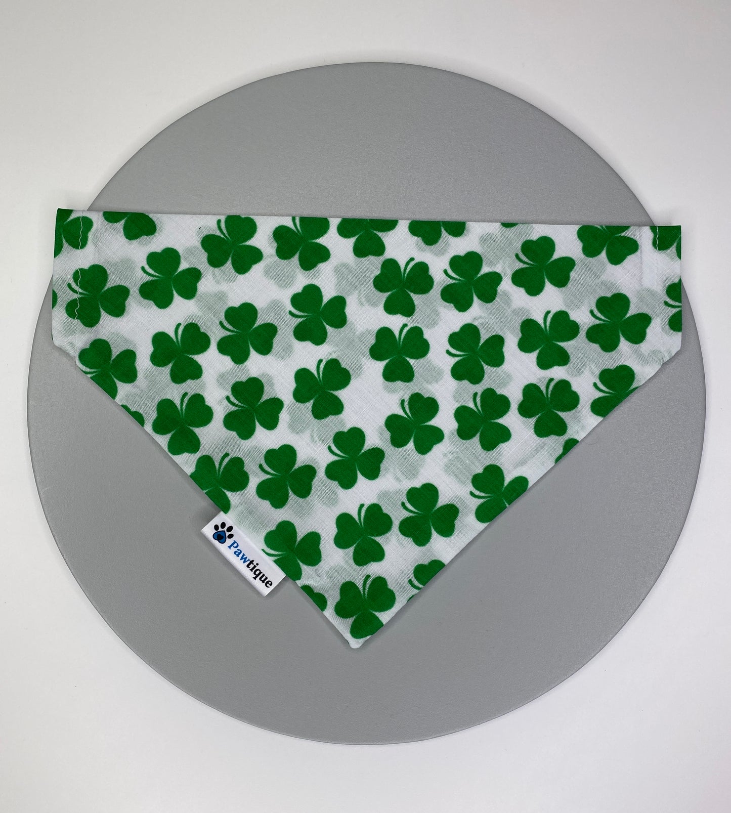 Shamrock Dog Bandana (Green)