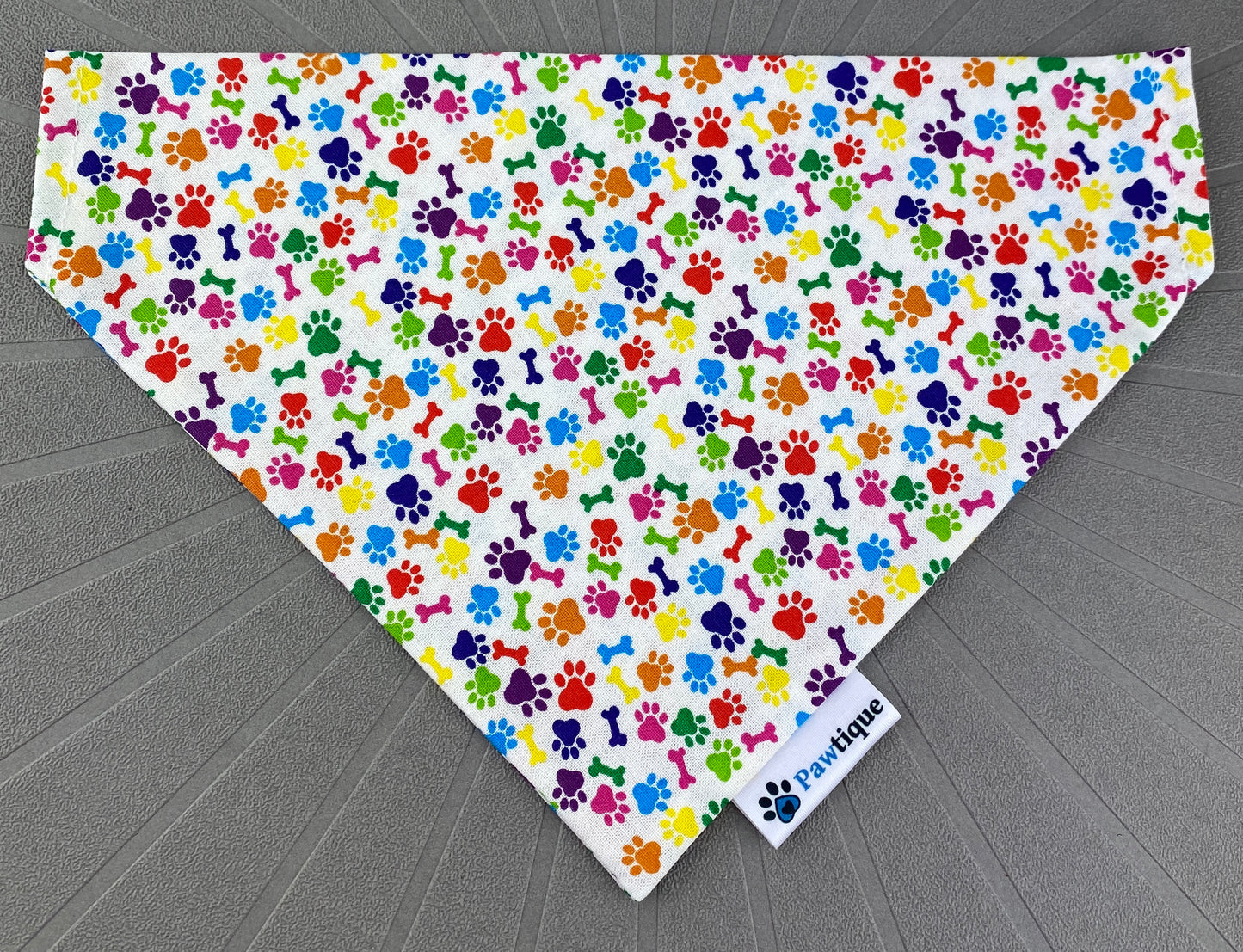 Paws Rainbow Bandana
