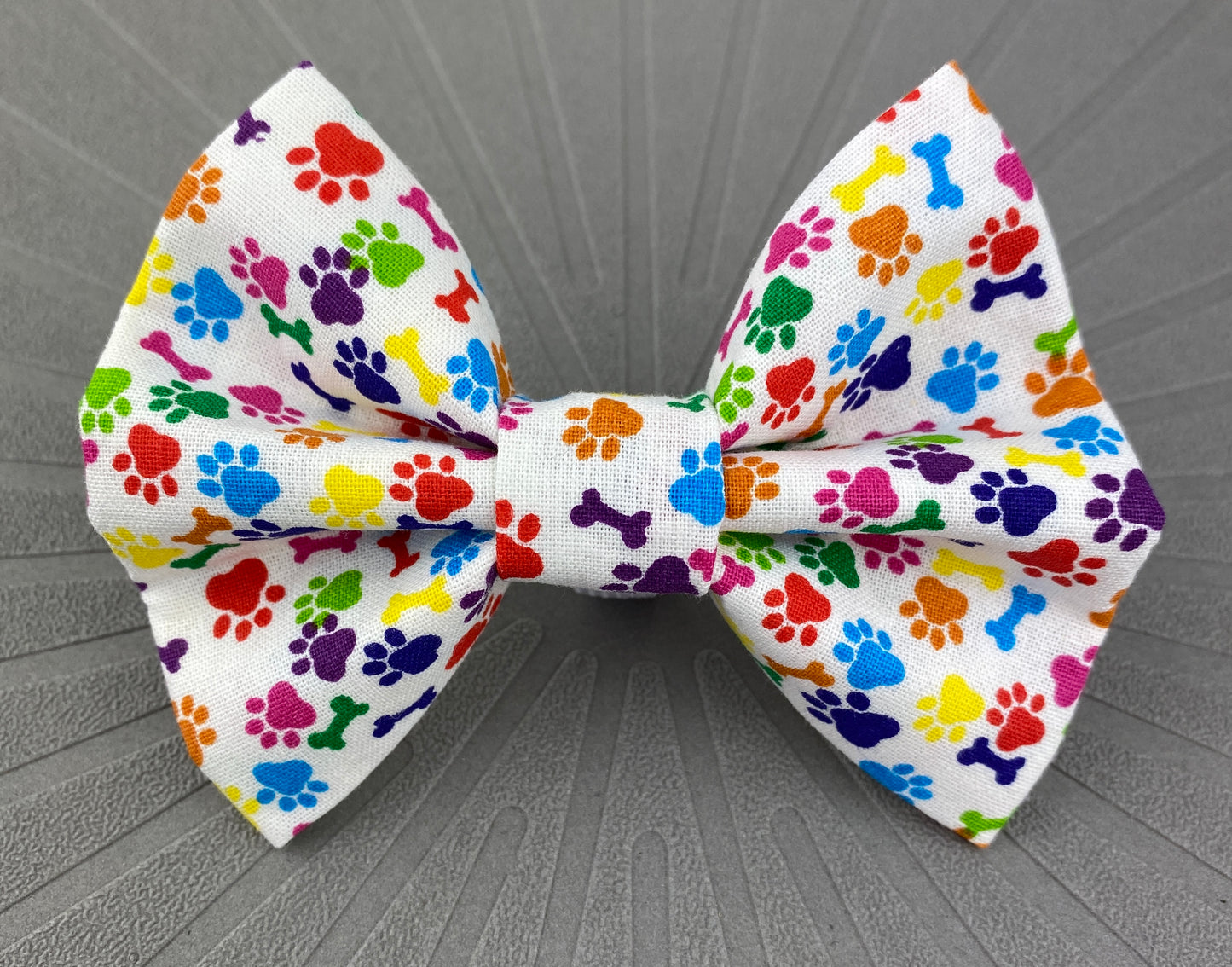Paws Rainbow Bow tie