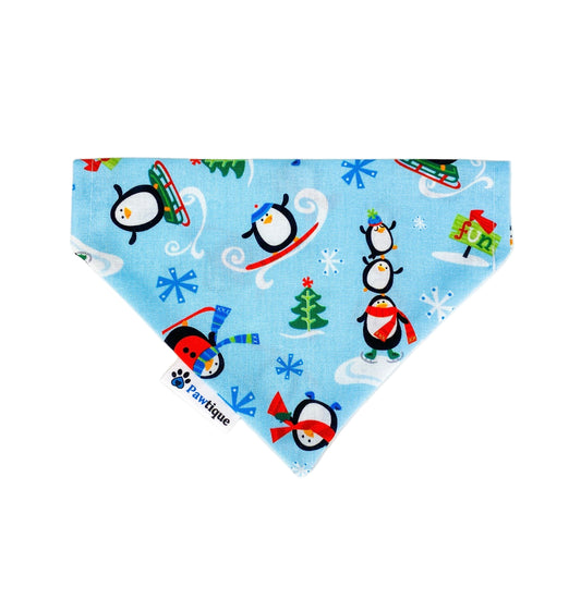 Penguins Christmas Bandana