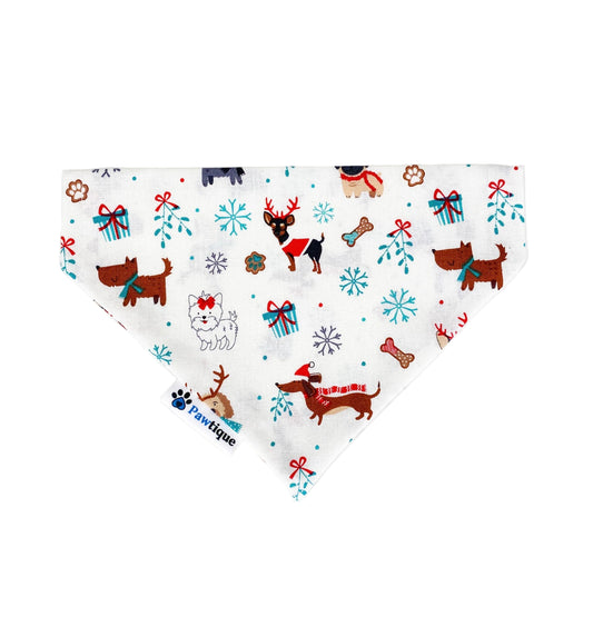 Winter Walks Bandana (White)