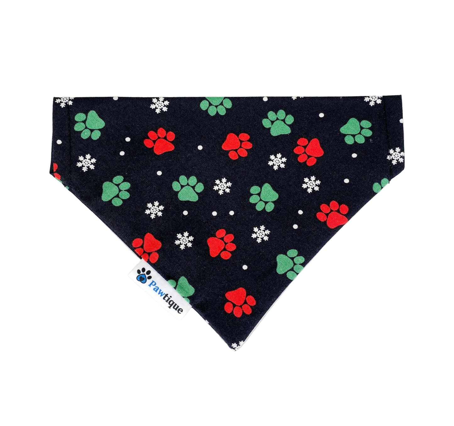 Snowflake and Paws Bandana