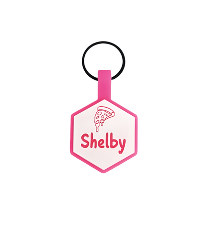 Diamond Silicone Pet Tag