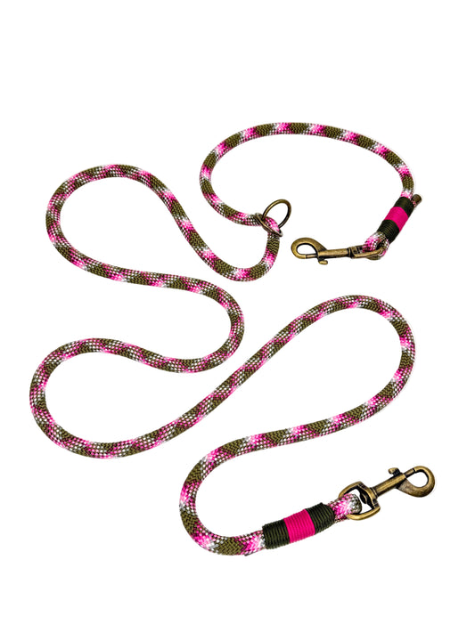 Hands Free Rope Lead (Double O-Ring)