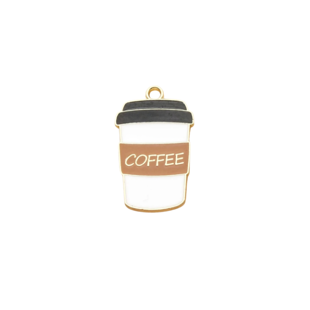 Coffee Collar Charm