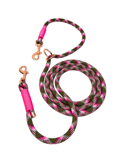 Hands Free Rope Lead (Double O-Ring)