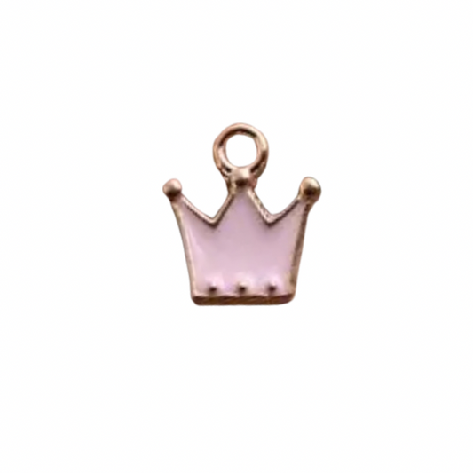 Crown Collar Charm (Pink)