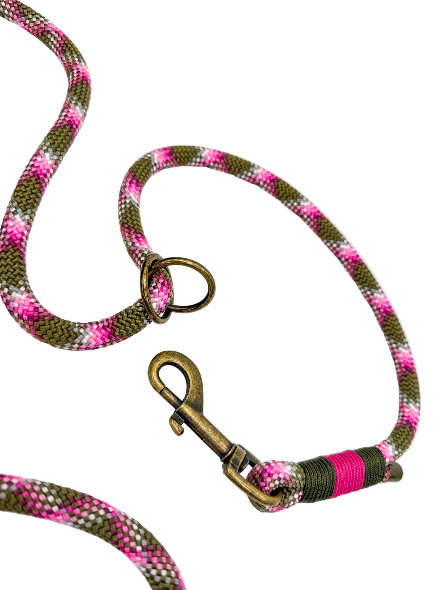 Hands Free Rope Lead (Double O-Ring)