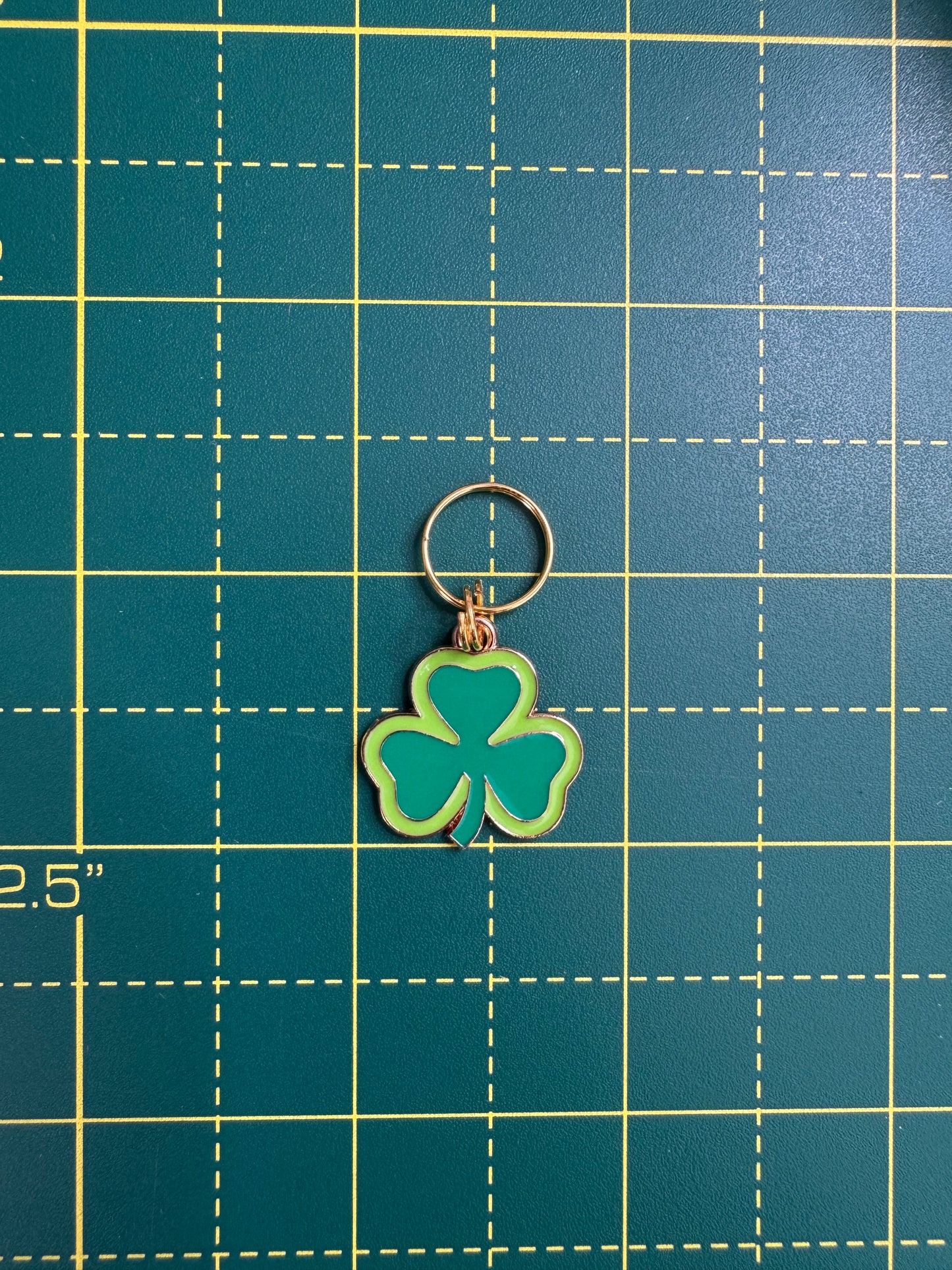 Shamrock (Dark Green) Collar Charm