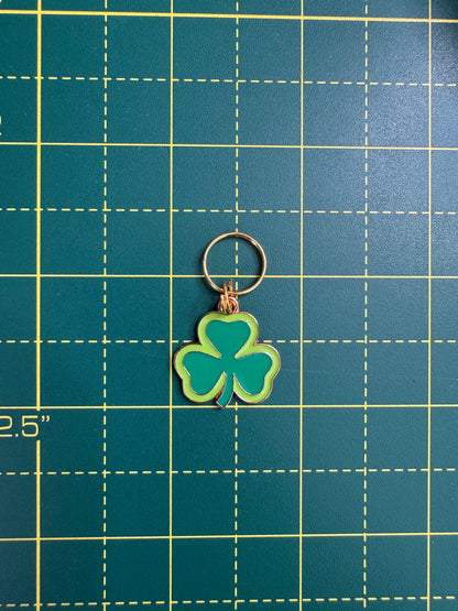 Shamrock (Dark Green) Collar Charm