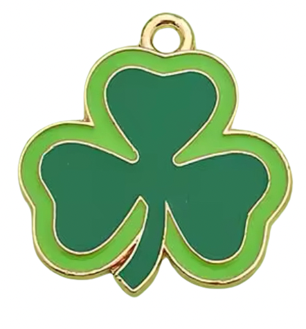 Shamrock (Dark Green) Collar Charm