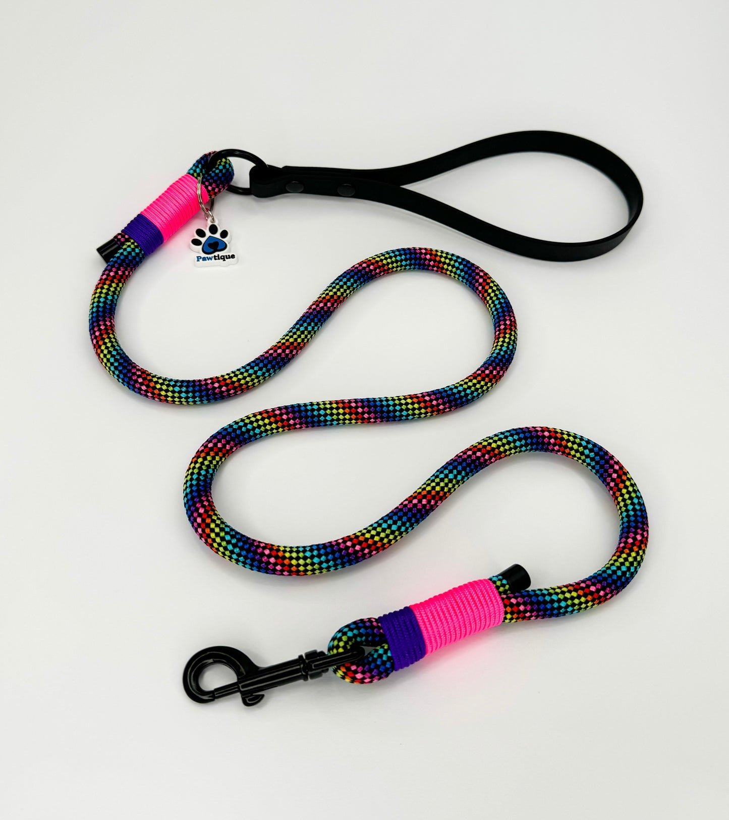 4ft Rainbow Road Rope Lead