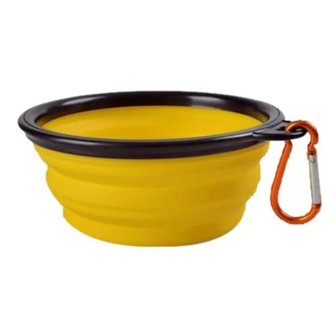 Collapsible Dog Bowl - Yellow