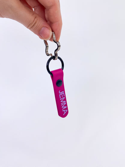 Painted BioThane Keychain *Design your own*