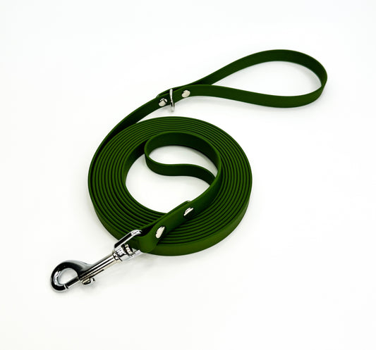 14ft Waterproof Webbing Long Line Lead Olive