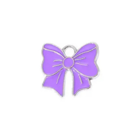 Bow Collar Charm (Lilac)
