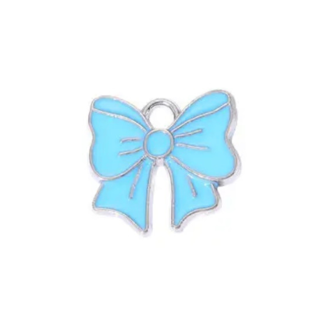 Bow Collar Charm (Blue)