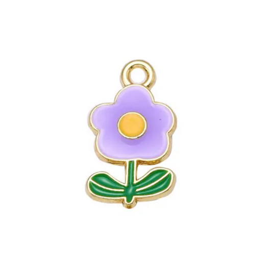 Spring Flower (Lilac) Collar Charm