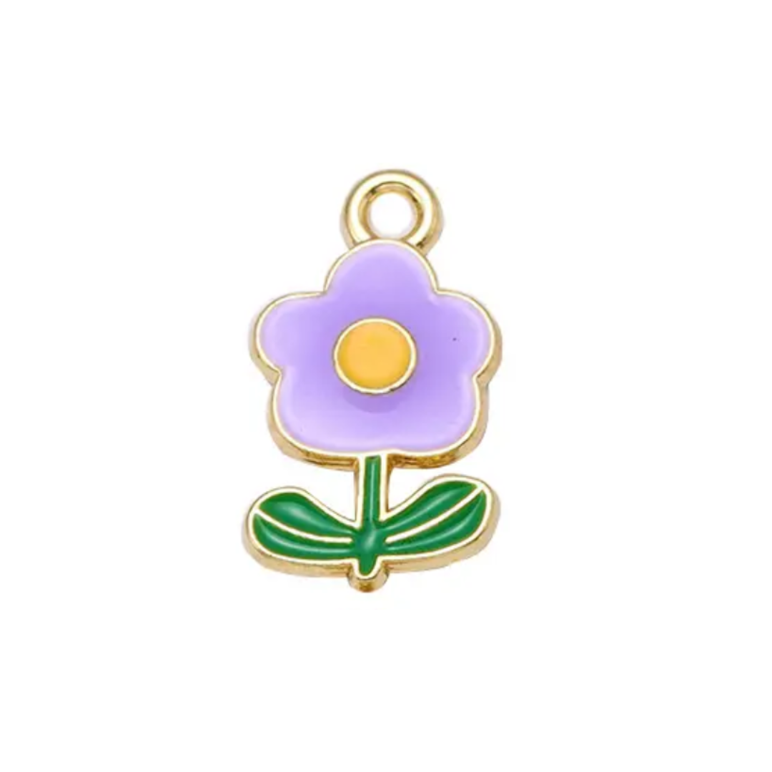 Spring Flower (Lilac) Collar Charm