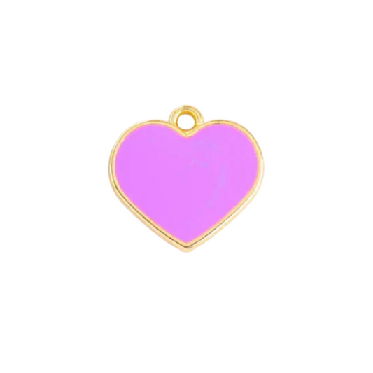 Heart (Purple) Collar Charm