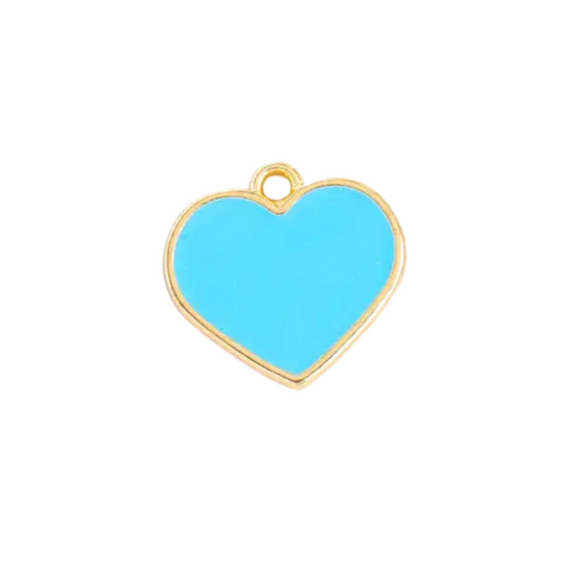 Heart (Blue) Collar Charm